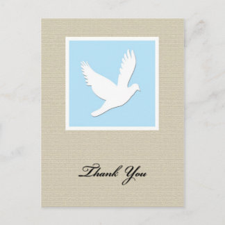 Dove Beileid Vielen Dank Postcard Postkarte