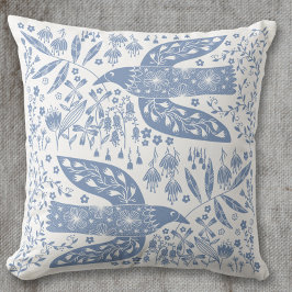 Dove Bird Blue Kissen
