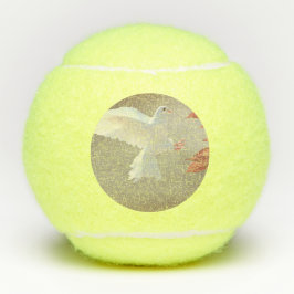 Dove Bird Faith Liebe Glauben Schicksal des Schick Tennisbälle