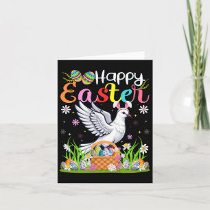 Dove Bird Happy Ostereier Hunt Bunny Ear Dove Eas Karte