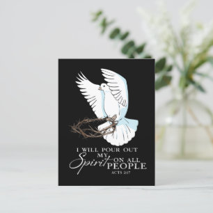 Dove Bird, werde ich meinen Geist auf alle Mensche Postkarte