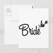 Dove & Bride Postkarte (Vorne/Hinten)