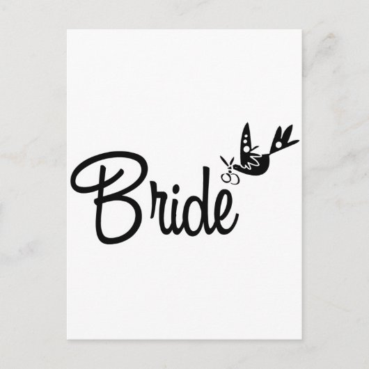 Dove & Bride Postkarte (Vorderseite)