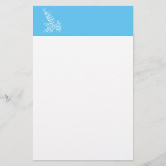 Dove Briefpapier (Vorderseite)
