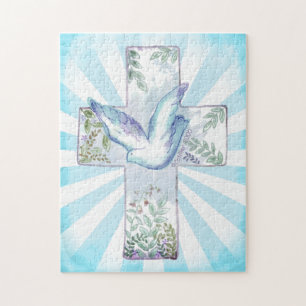Dove Christliches Kreuz   Puzzle