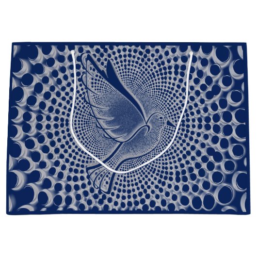 Dove Christmas Geschenktasche Große Geschenktüte (Vorderseite)