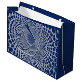 Dove Christmas Geschenktasche Große Geschenktüte (Vorderseite Schrägansicht)
