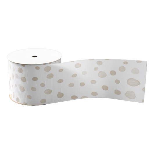Dove Confetti Wassercolor Dots Ribbon Ripsband (Spule)