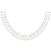 Dove Confetti Wasserfarbe Dots Jagdflagge Wimpelkette (Alle)