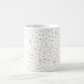 Dove Confetti Wasserfarbe Dots Klassische Tasse (Mittel)