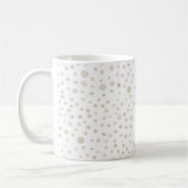 Dove Confetti Wasserfarbe Dots Klassische Tasse (Links)