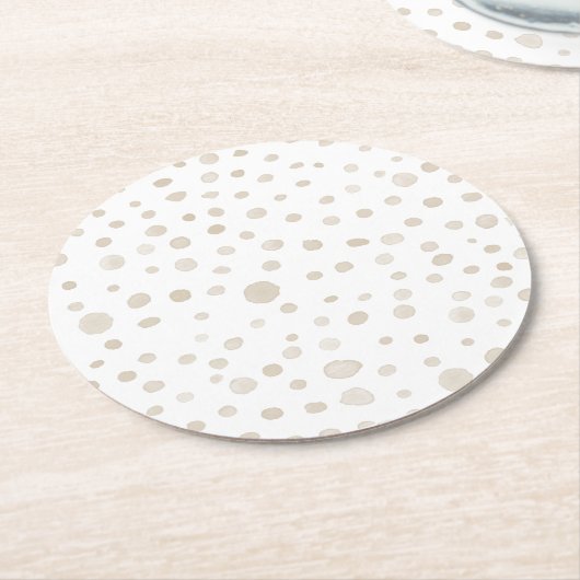 Dove Confetti Wasserfarbe Dots Paper Untersetzer (Angewinkelt)