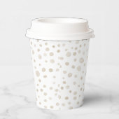Dove Confetti Wasserfarbe Dots Papier Cup Pappbecher (Rechts)