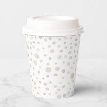 Dove Confetti Wasserfarbe Dots Papier Cup