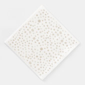 Dove Confetti Wasserfarbe Dots Papier Napkin Serviette (Ecke)