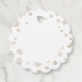 Dove Confetti Wasserfarbe Punkte Liebesmarken Geschenkanhänger