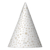 Dove Confetti Watercolor Dots Party Hat Partyhütchen (Links)