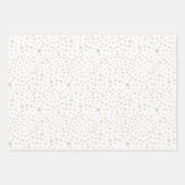 Dove Confetti Watercolor Dots Wrapping Paper Geschenkpapier Set (Vorderseite)