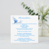 Dove Custom Enclosure Cards Einladung (Stehend Vorderseite)