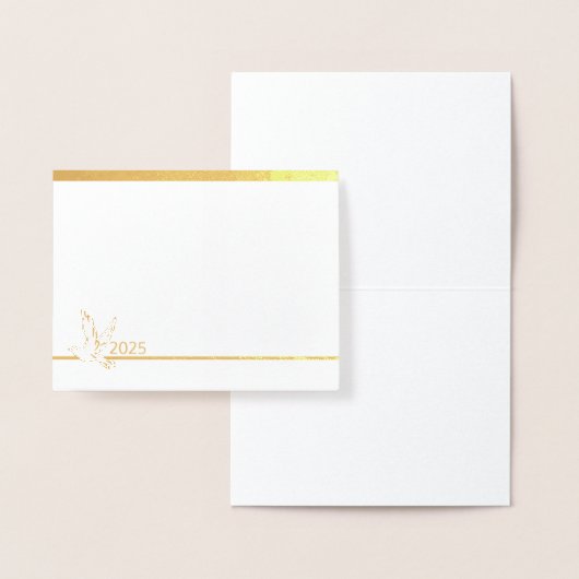 Dove Custom Foil Note Card Folienkarte (Anzeige)