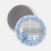 Dove Custom Round Magnet (Vorderseite/Rückseite)