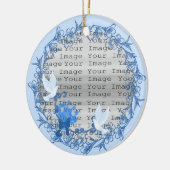 Dove Custom Round Ornament (Links)