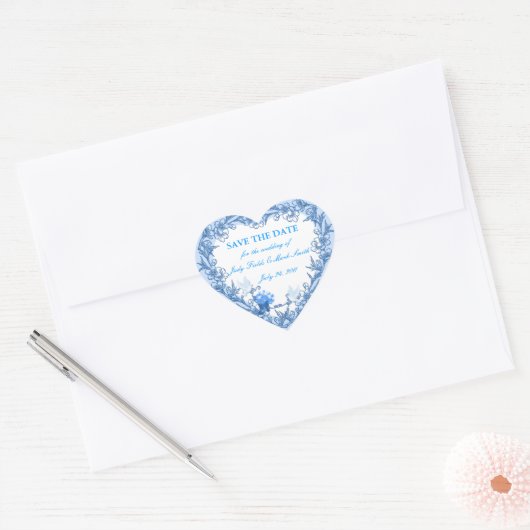 Dove Custom Save the Date Stickers (Umschlag)