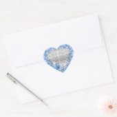 Dove Custom Wedding Heart Stickers (Umschlag)