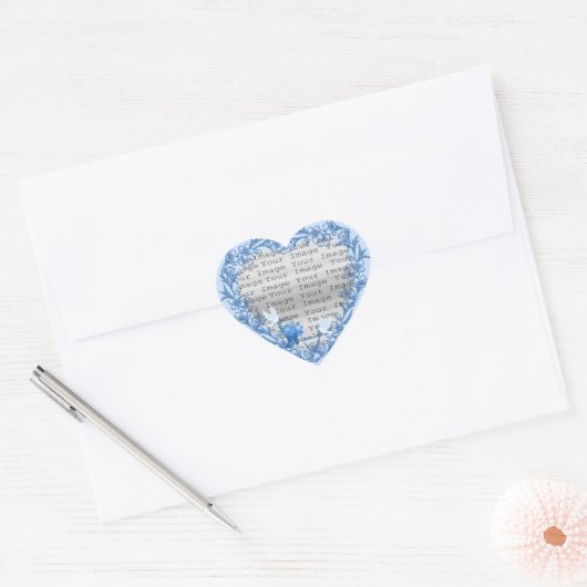 Dove Custom Wedding Heart Stickers (Umschlag)