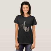 Dove Elegant Monogram Initial A T-Shirt (Vorne ganz)