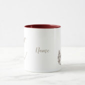 Dove Elegant Monogram Initial C Ihr Name Tasse (Zentrum)