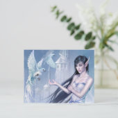 Dove Elf Princess Postkarte (Stehend Vorderseite)