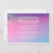 Dove European Style Death Announcement Card Ankündigung (Vorderseite)