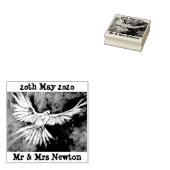 Dove Fine Art Rubber Briefmarke Wedening Gummistempel (Stempel)