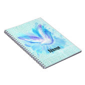 Dove Flying Notebook Notizblock (Rechte Seite)