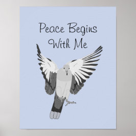 Dove - Friede beginnt mit meiner Printwerbung Poster