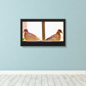 Dove Friends Leinwanddruck (Insitu (Holzboden))