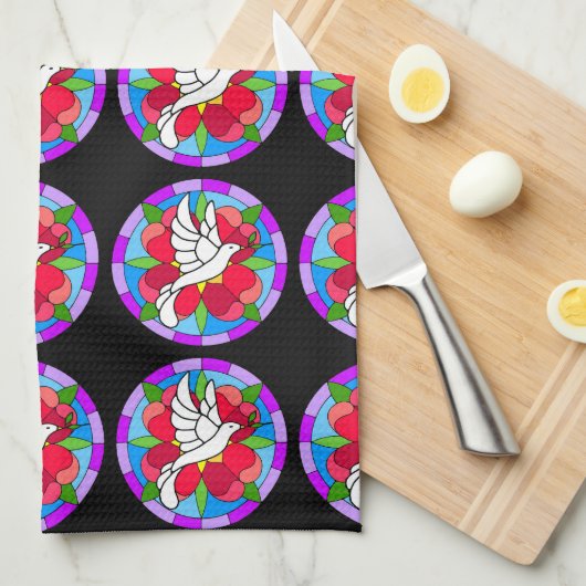 Dove Geschirrtuch (Viertel Falte)