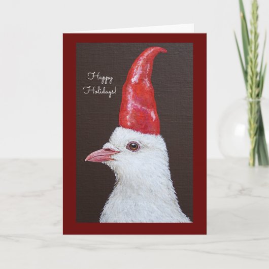 Dove Gnome Faltschachtel Karte (Vorderseite)