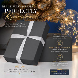 Dove Gray, Flint, Friar Gray, Geschenkpapier