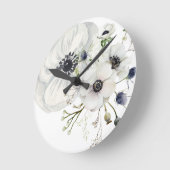 Dove Gray Phantasy Runde Wanduhr (Winkel)