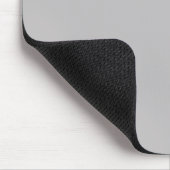 Dove Gray Silver Solid Trend Hintergrund Mousepad (Ecke)