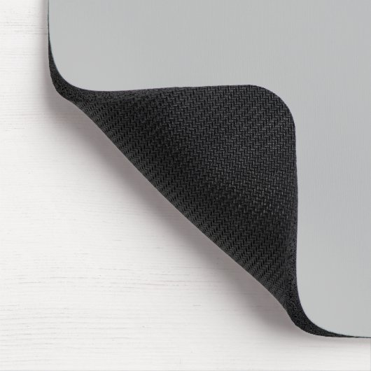 Dove Gray Silver Solid Trend Hintergrund Mousepad (Ecke)