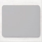 Dove Gray Silver Solid Trend Hintergrund Mousepad (Vorne)