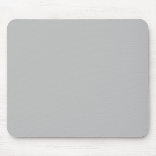 Dove Gray Silver Solid Trend Hintergrund Mousepad (Vorne)