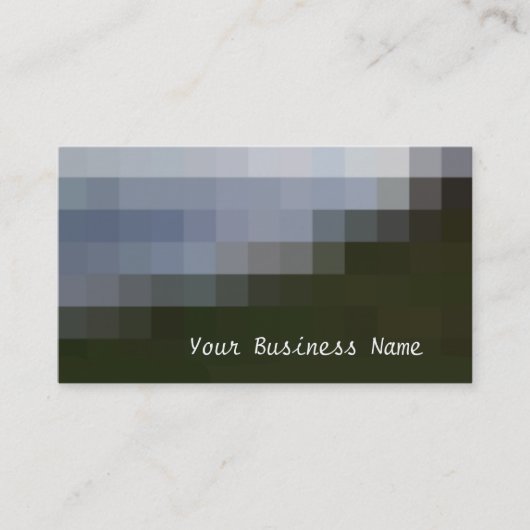 Dove Gray, Slate, Black Abstrakt Business Card Visitenkarte (Vorderseite)