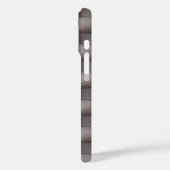 Dove Grey & Dusty Rose Silk Weave Texture Pattern  Case-Mate iPhone Hülle (Rückseite / Links)