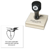 DOVE HALTEN ROSARY CATHOLIC PRAYER JUNGFRAU MARY GUMMISTEMPEL (Stempel)