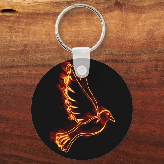 Dove Heiliger Geist Schlüsselanhänger (Vorderseite)