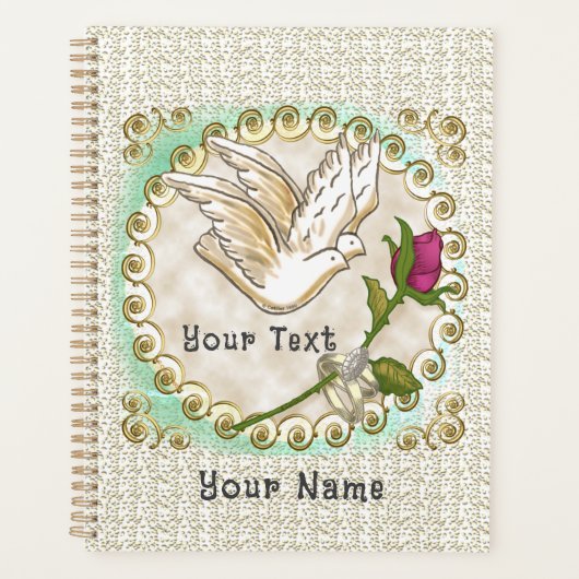 Dove-Hochzeit Planer (Vorderseite)